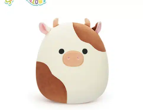 Squishmallows Ronnie Cow Plush Comfort Toy – Soft and Cuddly Companion for Kids